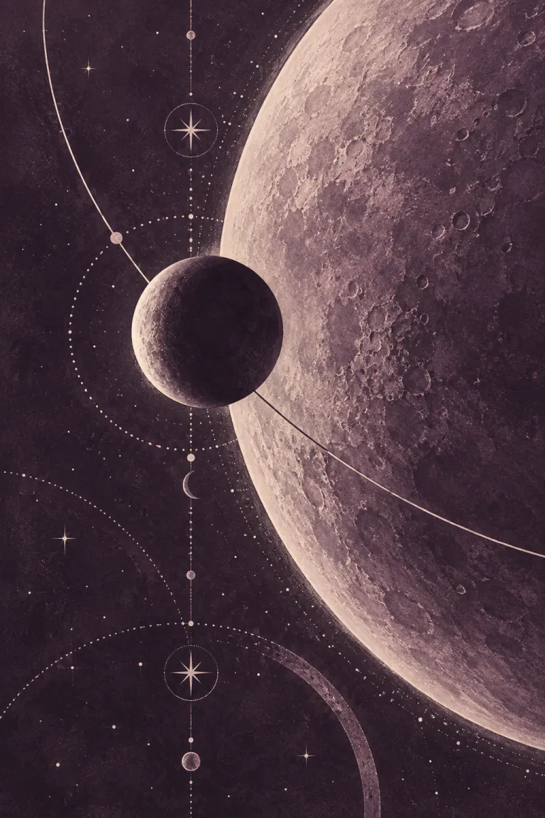Midnight celestial close-detail artwork